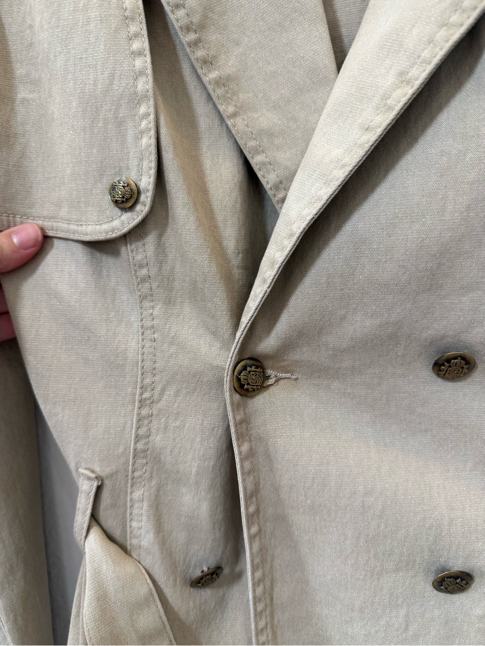 Women’s DG2 Trench Jacket - Khaki - Picture 4 of 6